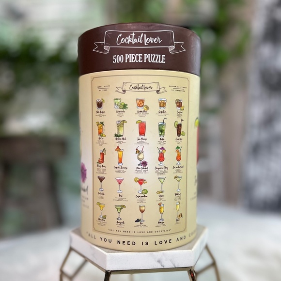 NIB <·Cocktail Lover·> 500 Piece Adult Jigsaw (Bartender) Puzzle Fun - Cheers! - Picture 4 of 10